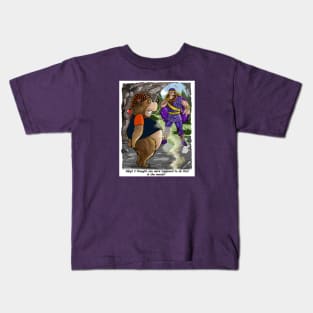 Minnesota Vikings Fans - Kings of the North vs Stinking Cave Dwellers Kids T-Shirt